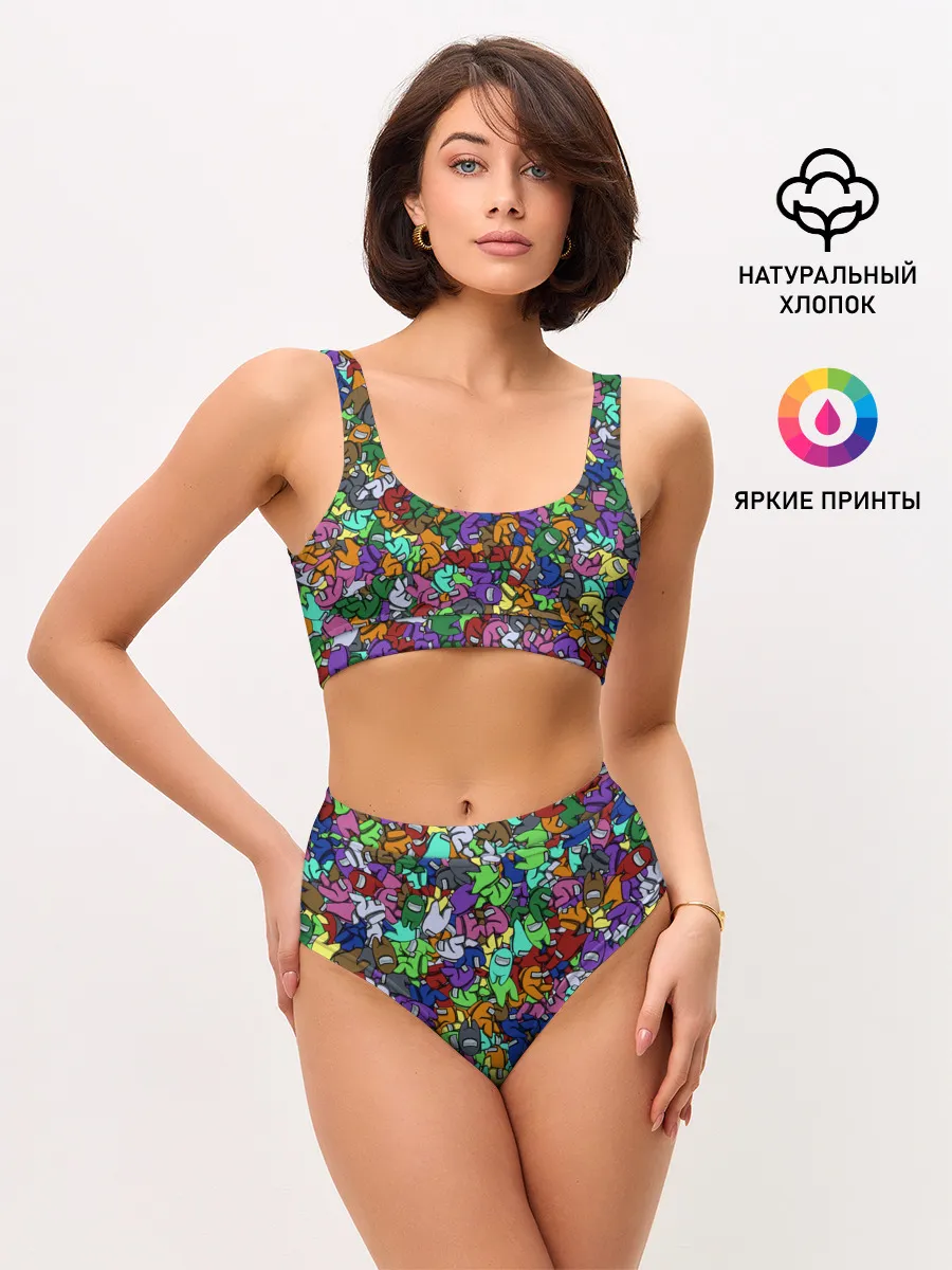 Женские топ и трусы / Among Us Overload