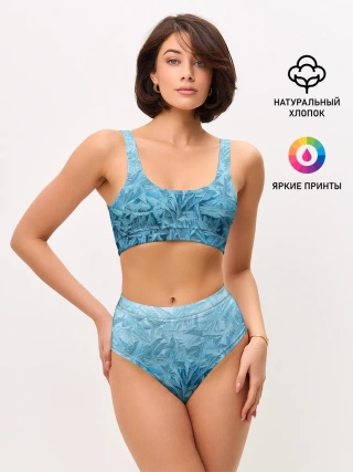Женские топ и трусы / Иней
