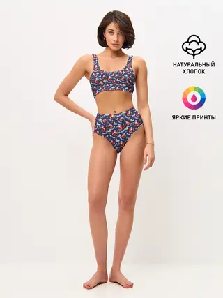 Женские топ и трусы / Новый Год