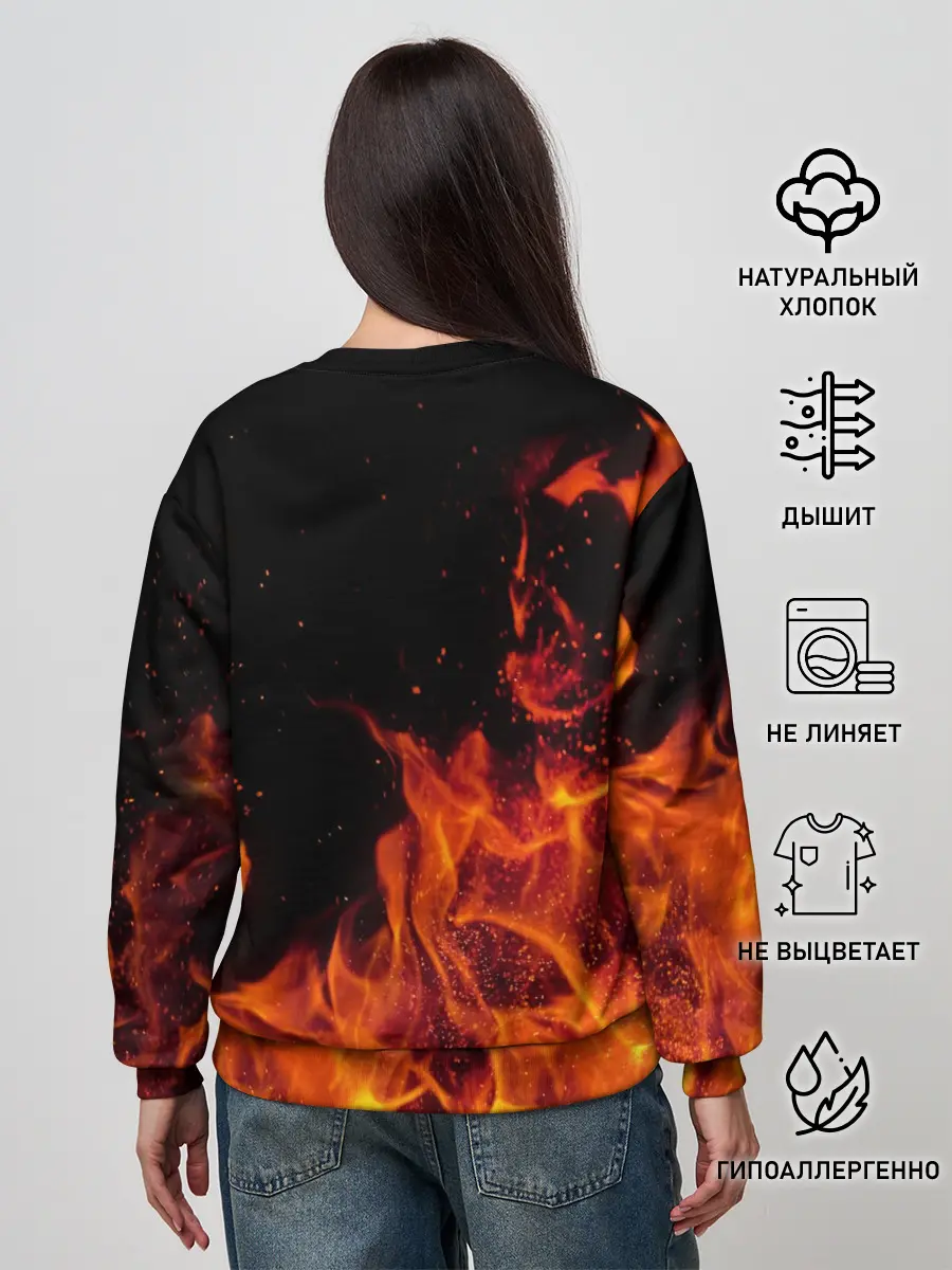 Женский свитшот / Спасибо деду за Победу