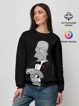 Женский свитшот / Гомер