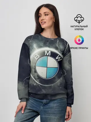 Женский свитшот / Логотип BMW