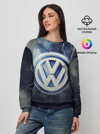 Женский свитшот / Логотип Wolksvagen