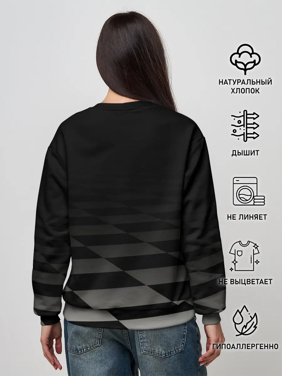 Женский свитшот / Фредди FNAF в майнкрафт.