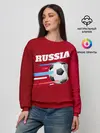 Женский свитшот / Футбол Россия