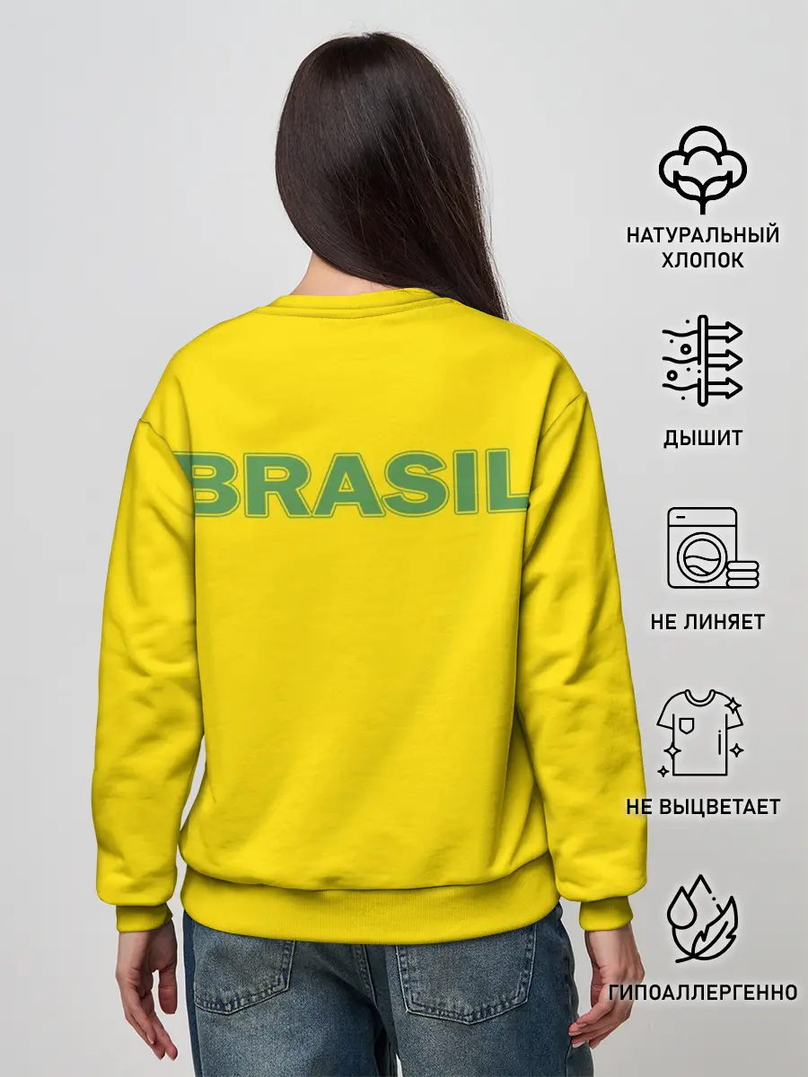 Женский свитшот / Сборная Бразилии