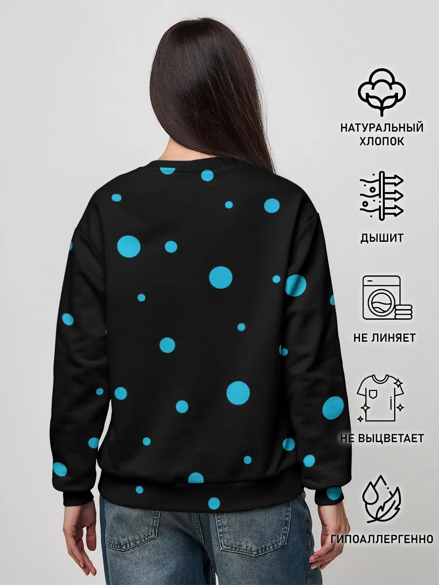 Женский свитшот / Пушистая лиса