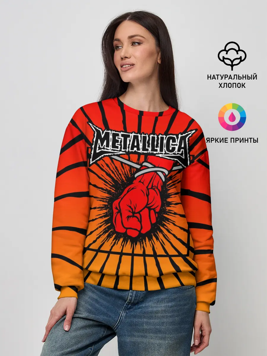 Женский свитшот / Metallica