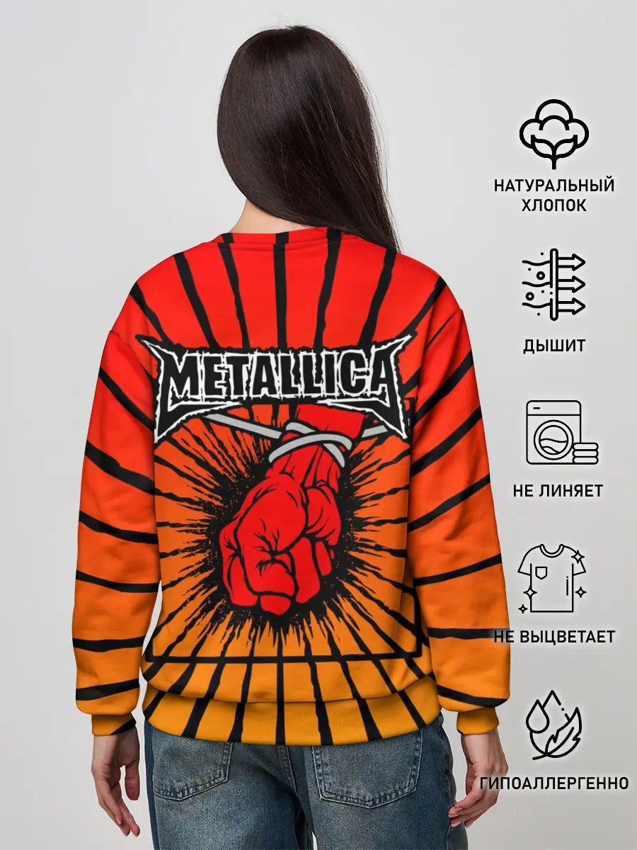 Женский свитшот / Metallica