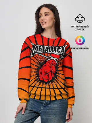 Женский свитшот / Metallica