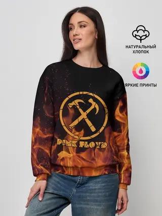 Женский свитшот / Pink Floyd