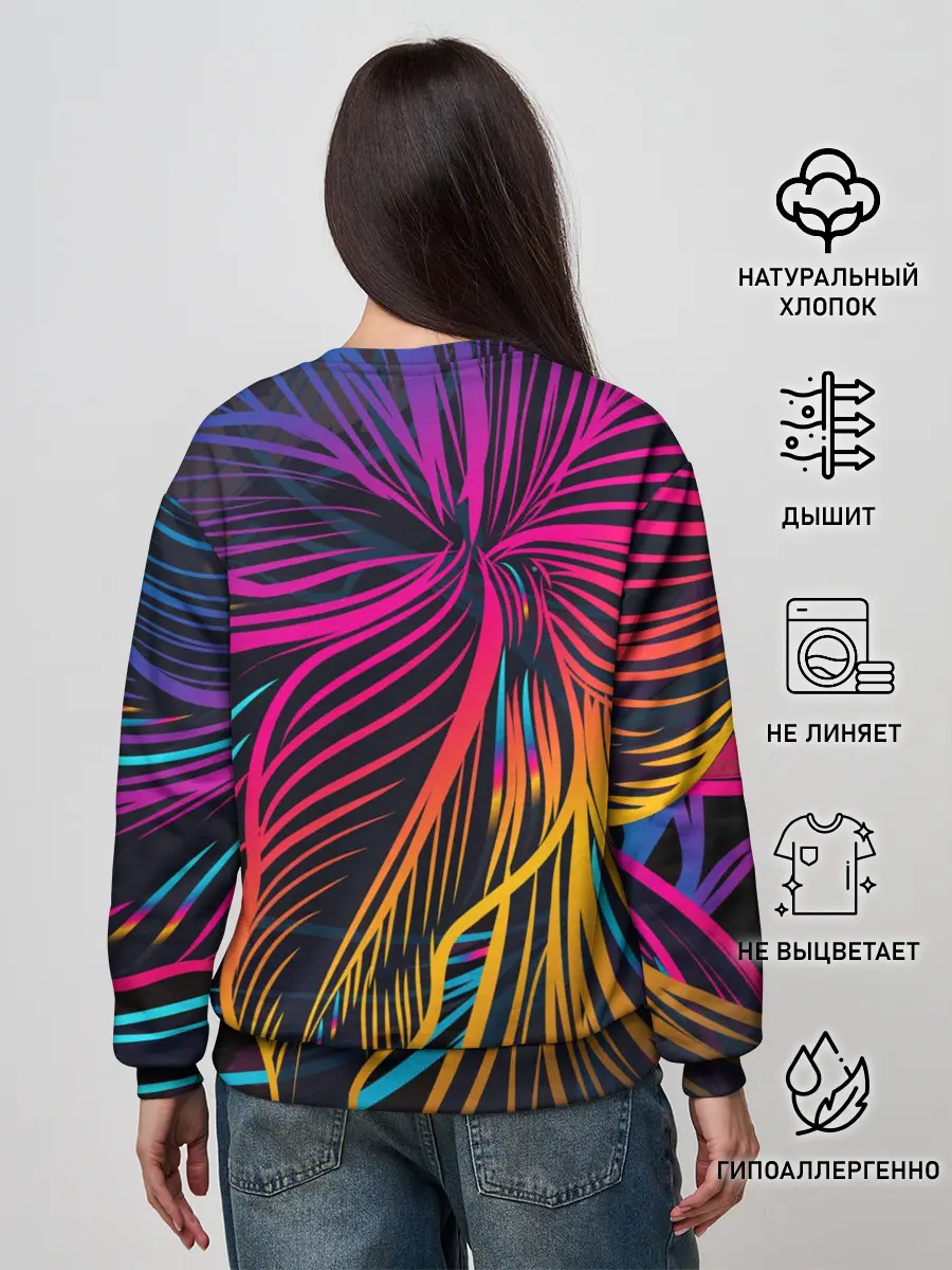 Женский свитшот / Floral Design 3