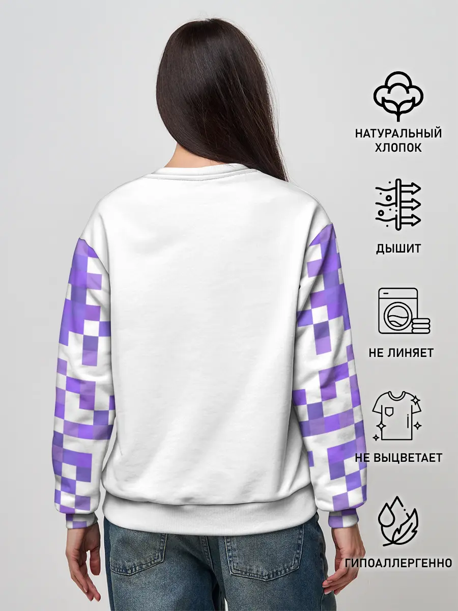 Женский свитшот / Аниме пикселы