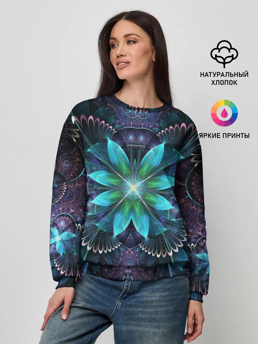 Женский свитшот / Астральная мандала