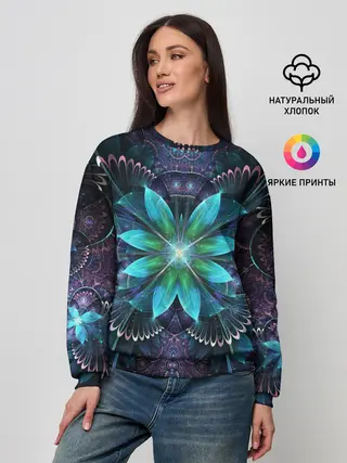 Женский свитшот / Астральная мандала