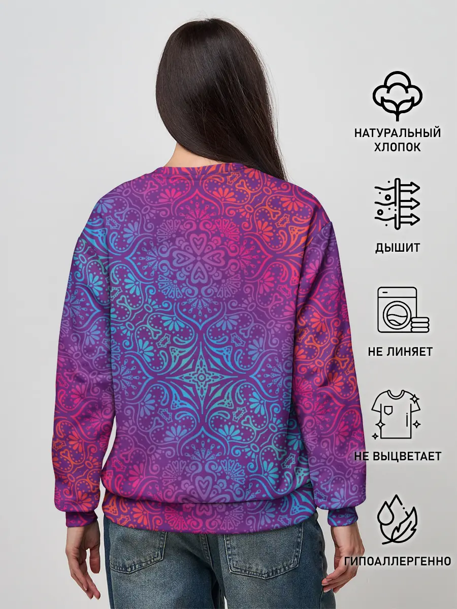 Женский свитшот / Роскошный Ом