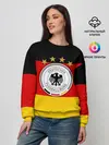 Женский свитшот / Сборная Германии флаг