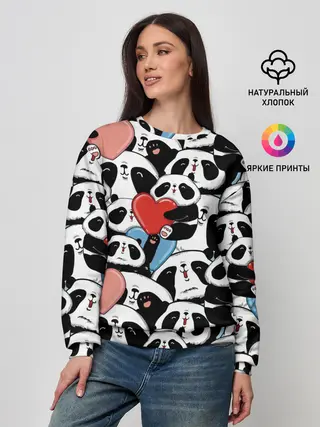 Женский свитшот / Пандяшки