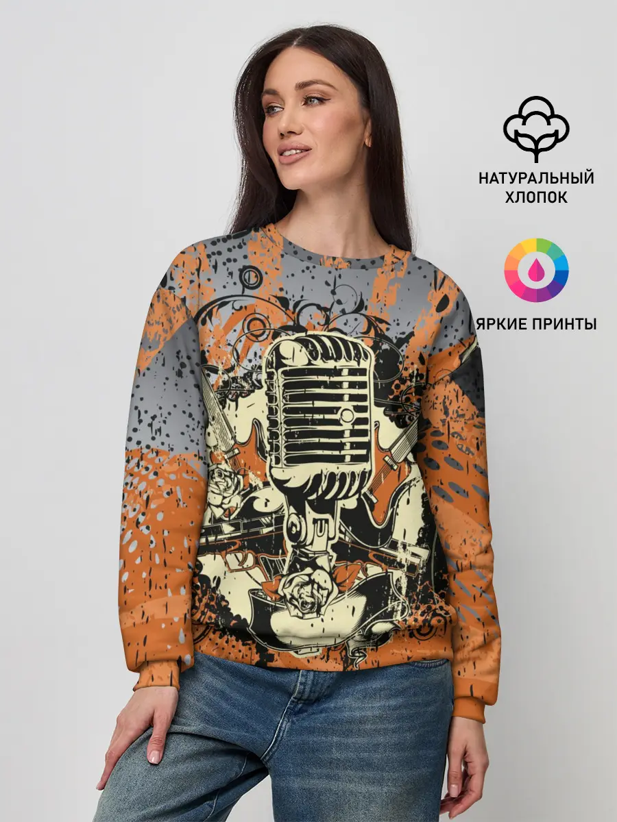 Женский свитшот / Microphone