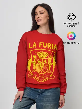 Женский свитшот / Сборная Испании