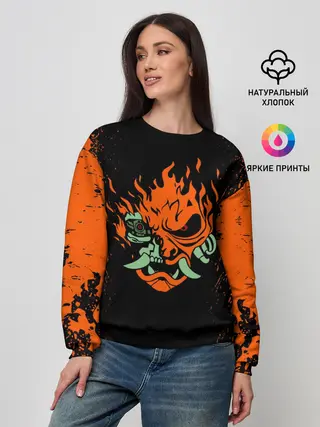 Женский свитшот / CYBERPUNK 2077 SAMURAI