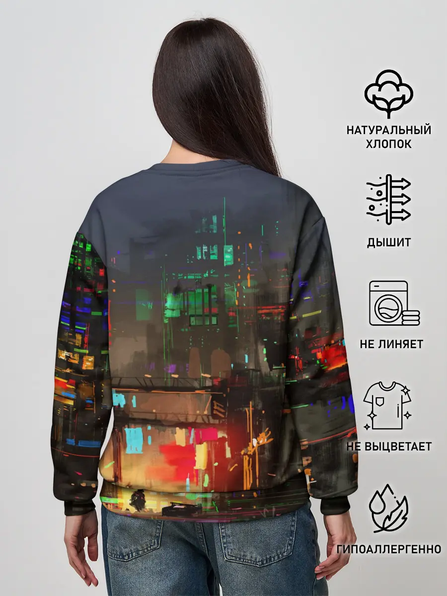 Женский свитшот / Cyber Punk 2077