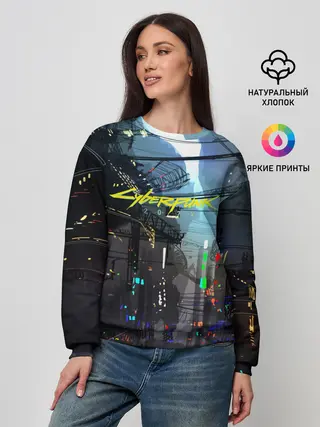 Женский свитшот / Cyber Punk 2077