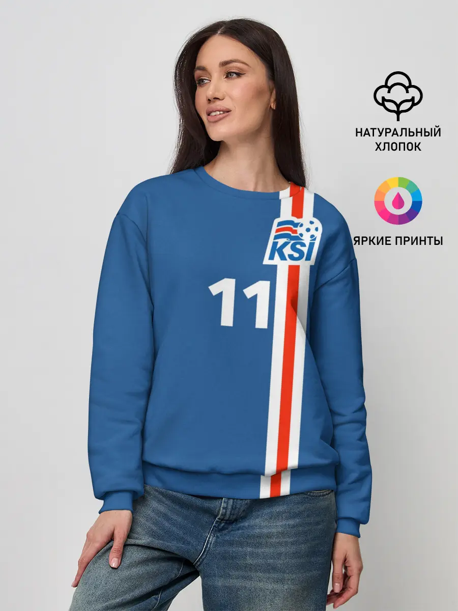 Женский свитшот / KSI 11 A.FINNBOGASSON