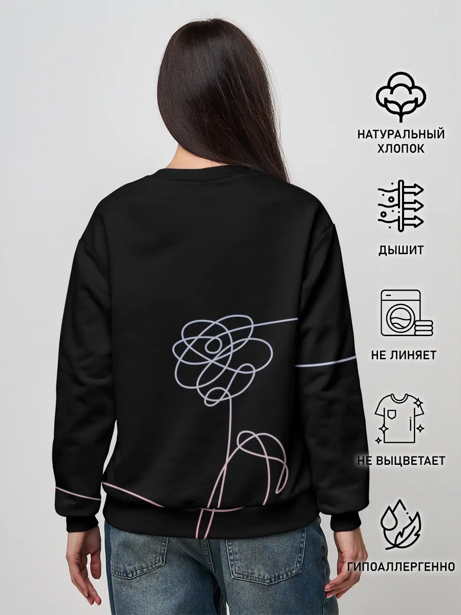 Женский свитшот / LOVE YOURSELF_5