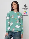 Женский свитшот / Любовь к единорогам