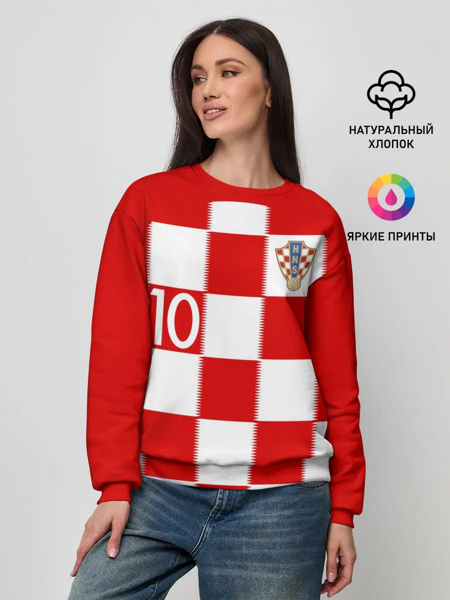 Женский свитшот / Модрич Хорватия
