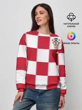 Женский свитшот / Форма Хорватии