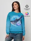 Женский свитшот / Дельфин