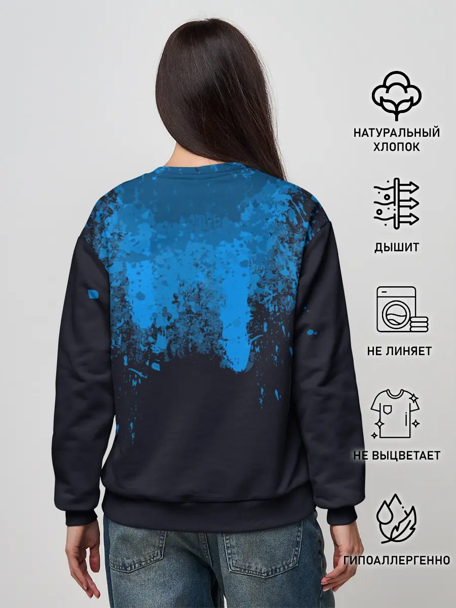 Женский свитшот / КРОВЬ АНДРОИДА