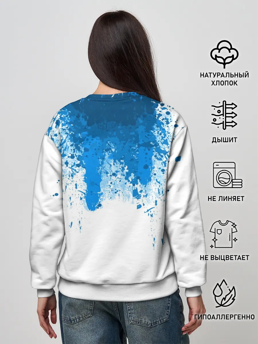 Женский свитшот / КРОВЬ АНДРОИДА