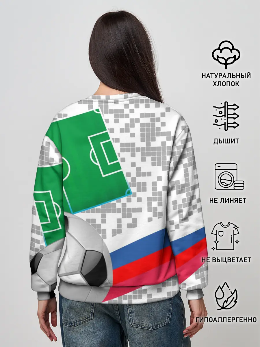 Женский свитшот / Русский футбол