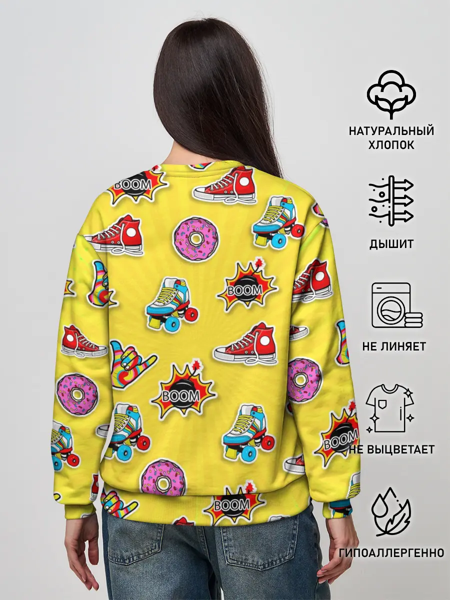 Женский свитшот / Pop Art