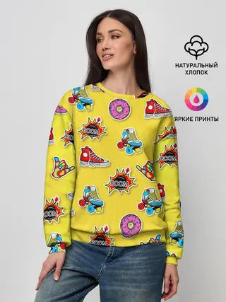 Женский свитшот / Pop Art