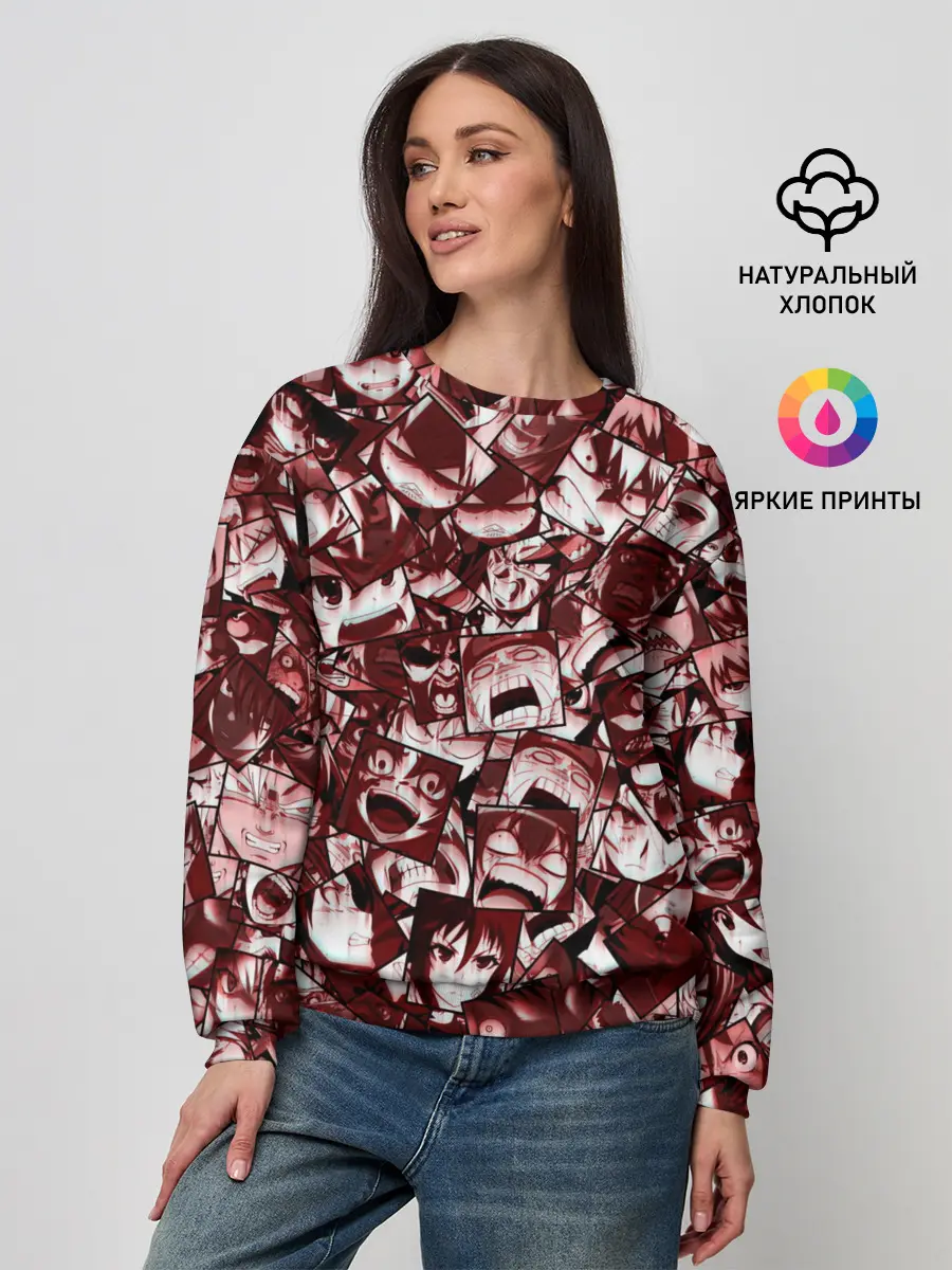 Женский свитшот / Ярость аниме