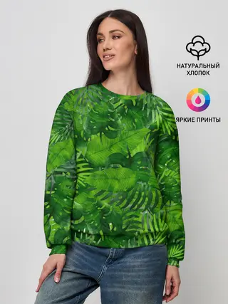 Женский свитшот / Тропики