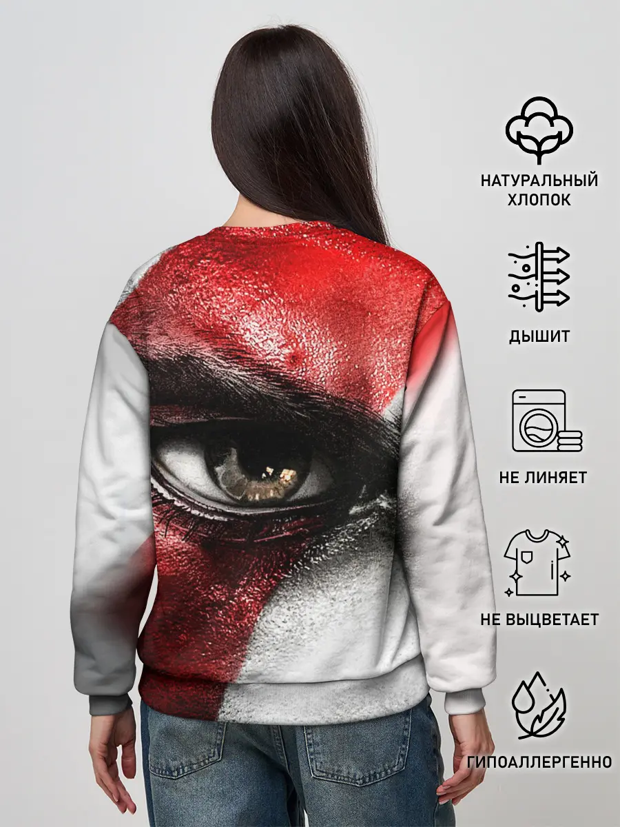 Женский свитшот / Взгляд Кратоса