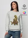 Женский свитшот / Ленивец и Черепаха