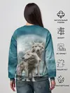 Женский свитшот / Волки