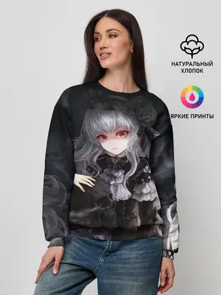 Женский свитшот / Темная Хатсуне Мику