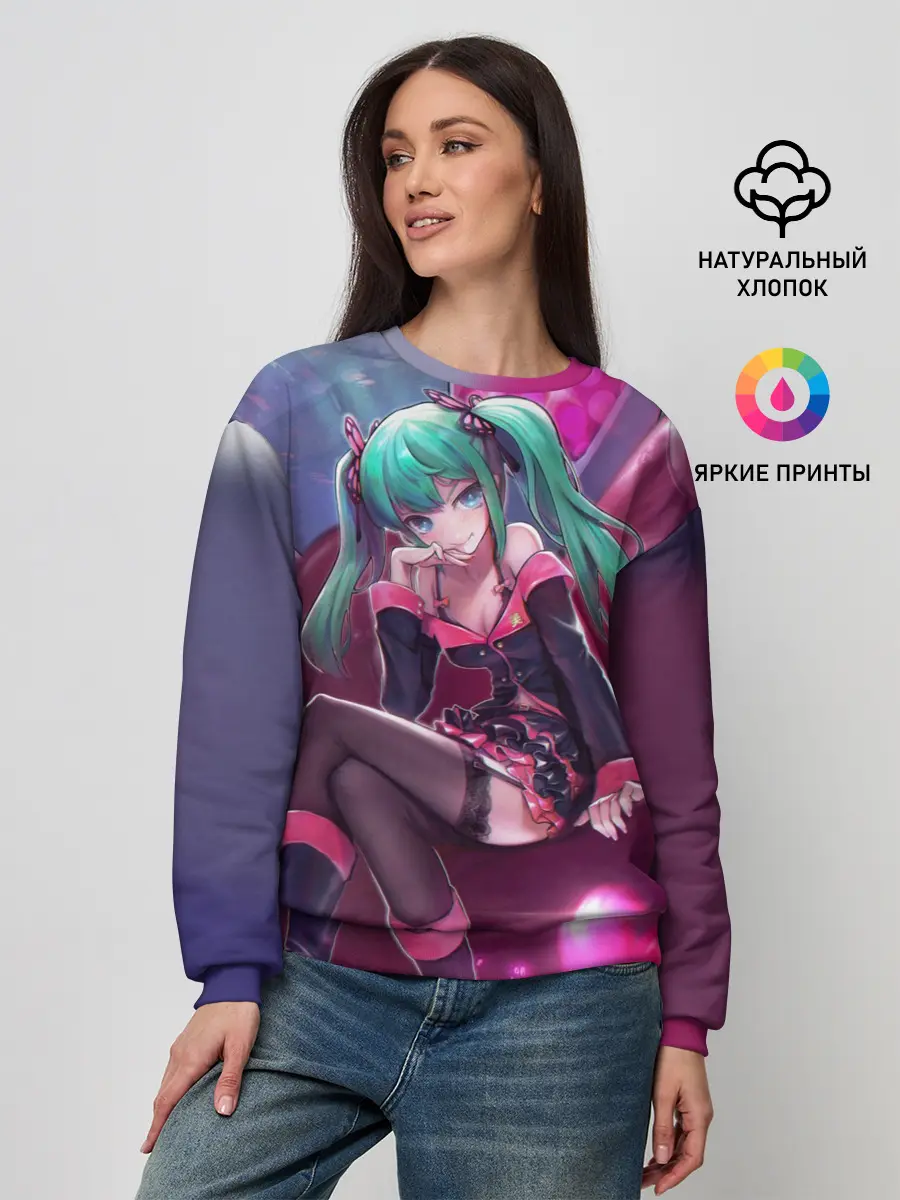 Женский свитшот / Хатсуне Мику