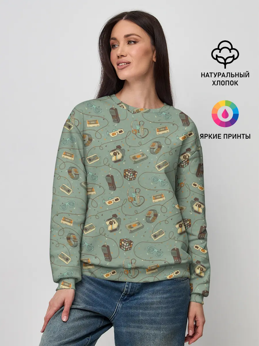 Женский свитшот / Oldschool pattern