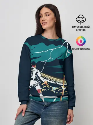 Женский свитшот / RONALDO JUVE SPORT | РОНАЛДУ