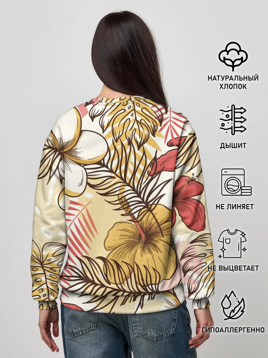 Женский свитшот / Тропики
