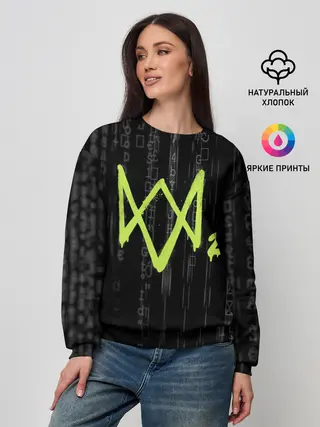 Женский свитшот / WATCH DOGS 2