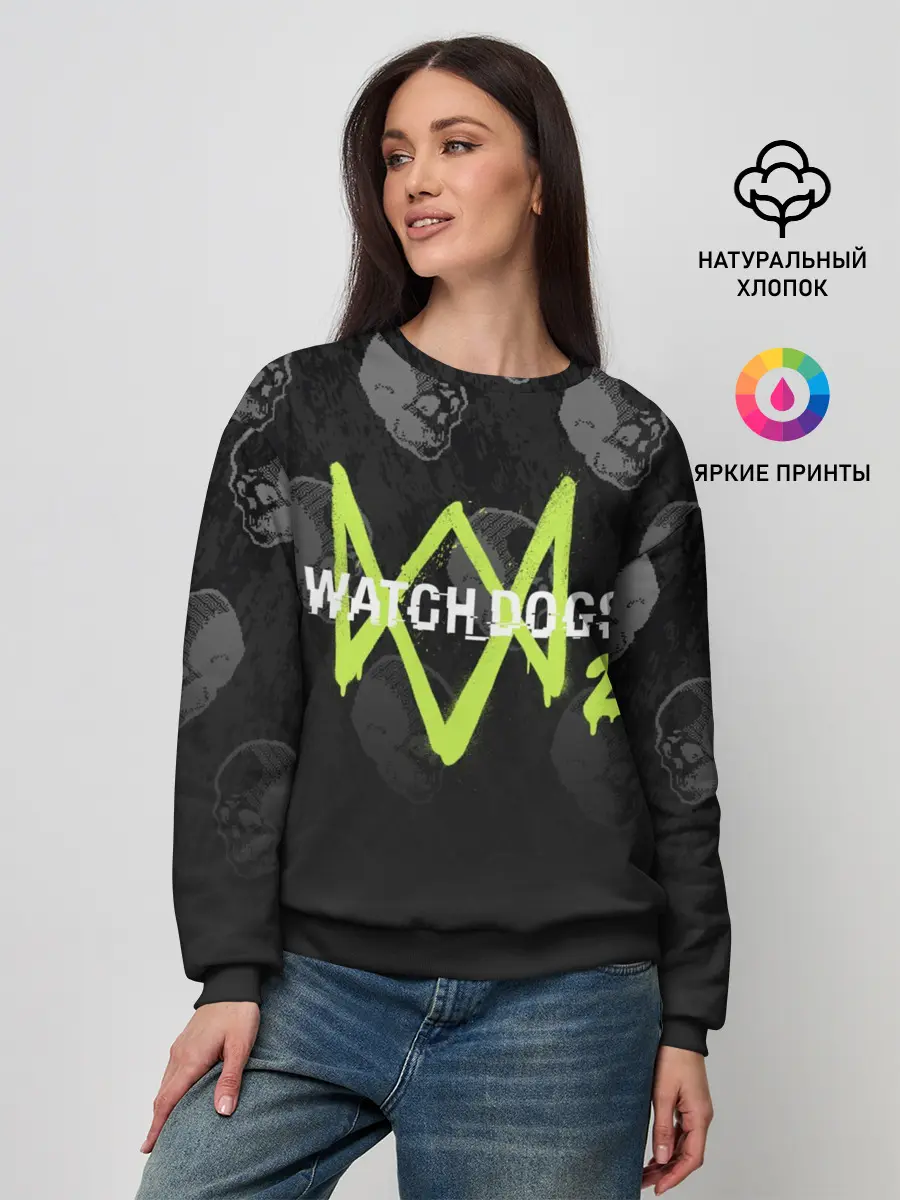 Женский свитшот / WATCH DOGS 2